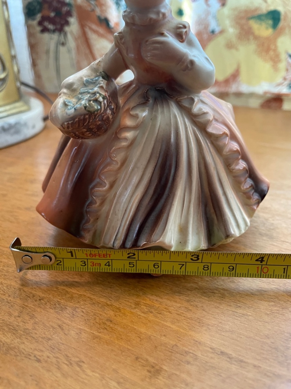 Vintage  Napcoware Girl in Ballroom Gown Ceramic Planter Small Figurine 1960’s - Picture 7 of 9